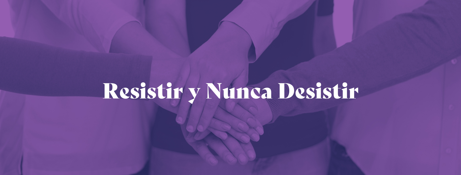 Resistir y Nunca Desistir por Resisters